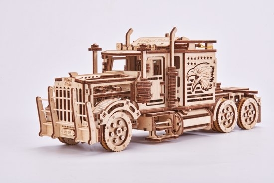 plotseling calcium prins Truck Big Rig van Wood.Trick, houten modelbouw truck